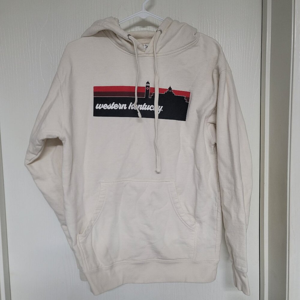 Mens white Western Kentucky hoodie - size m